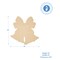 Christmas Bells Cutout Ornament, Multiple Sizes Available, Unfinished Wood Tree Decor | Woodpeckers